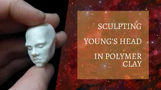 Sculpting YOUNG's head | How to make HEAD in polymer clay