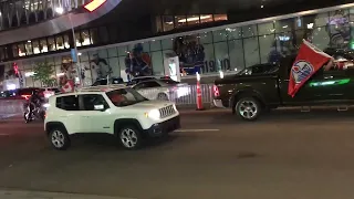 Edmonton Oilers vs. Vancouver Canucks - Game 7 - Under Ford Hall After Win (Loud Motorcycle Rev)