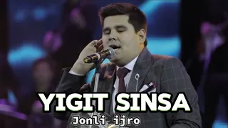 Bekzod Haqqiyev - Yigit sinsa (Jonli ijro) @boynazarovtv