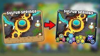 How Fast Can You Black Border Sulfur Springs in BTD6?