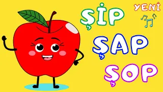 Elma Adam Şip Şap Şop - Eğlenceli ve Eğitici Çocuk Şarkısı - Elma Adam Şarkısı - Çizgi Film