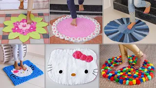 8 Beautiful Doormat Making Ideas..!! Old Clothes Convert into Doormat