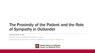 April 2023 - The Proximity of the Patient and the Role of Sympathy in Outlander