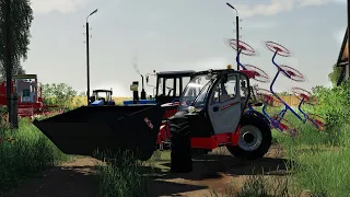 ФЕРМЕР КУПИЛ ПОГРУЗЧИК И ПРОДОЛЖАЕМ ЗАГОТАВЛИВАТЬ СЕНО! FARMING SIMULATOR-19