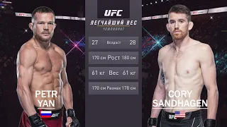 UFC 267: Ян - Сэндхаген | Петр Ян vs Кори Сэндхаген | Petr Yan vs Cory Sandhagen