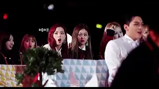 BLACKPINK REACTION TO BTS/FIRE/MMA 2016