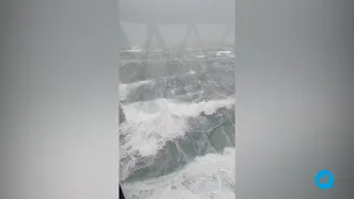 The scourge of Storm Barra from an Irish lighthouse