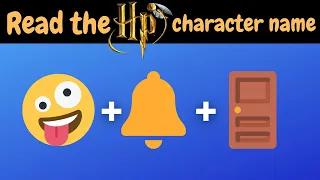 Guess the Harry Potter character by its emojis