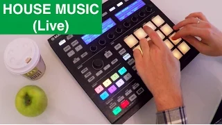 HOUSE MUSIC (live making) - NI MASCHINE performance