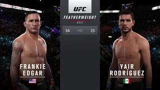 UFC2.Турнир UFC 211.Frankie Edgar-Yair Rodriguez.