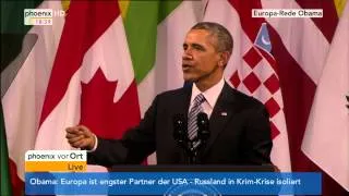 Krim-Krise - Europa-Rede von Barack Obama vom 26.03.2014