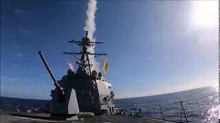 USS Gridley (DDG 101) Launches a Missile