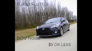 CHEAP AND EASY TURBO FLUTTER! Turbo BOV and flutter noise for free