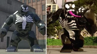 Evolution of Venom in LEGO Marvel Games