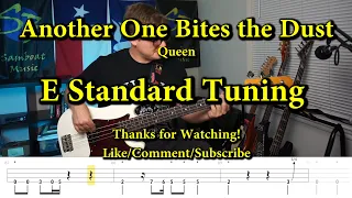 Queen - Another One Bites the Dust (Bass Cover with Tabs)