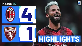 Milan-Torino 4-1 | Giroud and Pulisic score in emphatic win: Goals & Highlights | Serie A 2023/24
