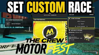 How to Start Custom Race in The Crew Motorfest - Create Own Race #thecrew