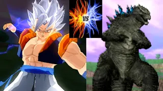 Gogeta MUI vs Godzilla! Budokai Tenkaichi 3 [MOD]