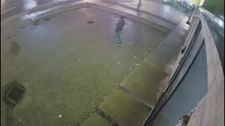Security Camera footage of mischief