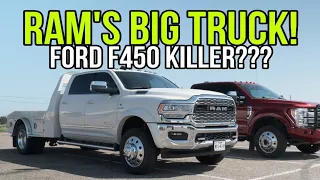 The RAM 4500 vs FORD F450 Finally Meet!  RAM with Kelderman Air! Showdown Part 1