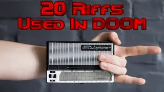 20 Riffs Used In DOOM (On Stylophone)