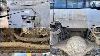 DIRTIEST BUS EVER! Power of Pressure washing 🤩 Deep Clean #asmr #satisfying