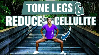 BEST Standing Exercises to TONE Legs & REDUCE Cellulite