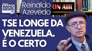 Reinaldo: TSE acerta em não ir à Venezuela como observador da eleição