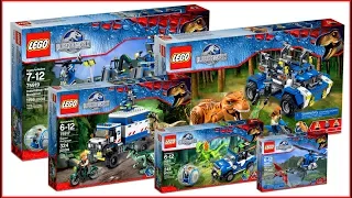 COMPILATION ALL LEGO Jurassic World 2015 - Speed Build for Collectors