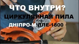 Циркулярная пила Дніпро-М. Что Внутри