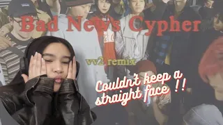 THIS WAS INSANE!!! Bad News Cypher vol.1 - vv2 remix (lIlBOI, TakeOne, Don Malik, JUSTHIS)- Reaction