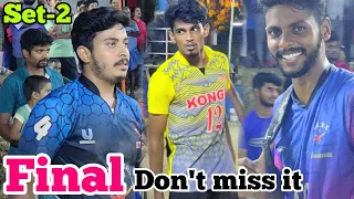 set-2 | final 🔥 | mayiladuthurai vs department team | Ashwin on fire 🔥 #volleyball