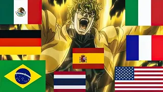 Za Warudo in 9 Different Languages