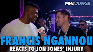 Francis Ngannou 'Sad' For Jon Jones' Injury, 'Surprised' Stipe Miocic Isn't Fighting at UFC 295