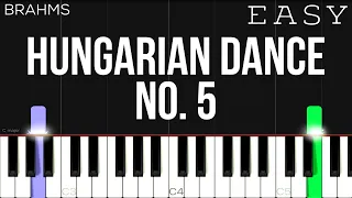 Brahms - Hungarian Dance No. 5 | EASY Piano Tutorial