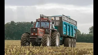 Italian brute force - Fiatagri 160-90 at corn silage 2k19!!