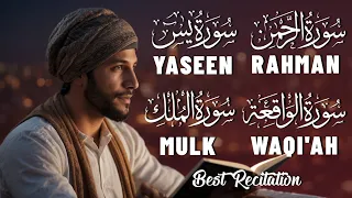 Surah Yaseen, Mulk, Rahman, Waqiah - World's Most Beautiful Quran Recitation | Calming Alquran