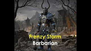 Frenzy Storm Barbarian - D2R Off-Meta Build