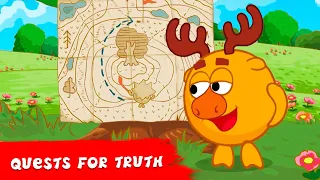 KikoRiki 2D | Quests for Truth 🤔 Best episodes collection | Cartoon for Kids