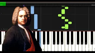 Bach - Badinerie BWV 1067 - Easy Piano Music