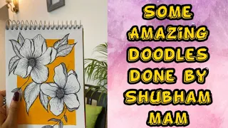 Some Amazing doodles done by Shubham mam | Shubham Pathak | #youtube #doodling #doodles | #youtuber