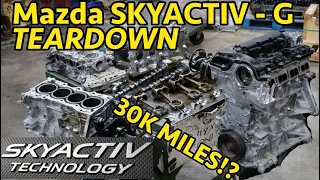 Dead At 30K Miles!? Mazda Skyactiv-G 2.5 CX30 Core / Blown Engine Teardown