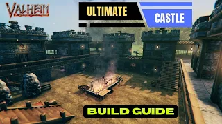 Valheim Mistlands: Castle Building Guide - Ultimate Medieval Castle Design  (Build Guide, No Mods)