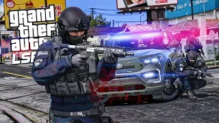 SQUADRA SWAT TEAM! (Hackers, Mafia, Gang...) - LSPDFR POLIZIA USA 👮‍♀️