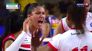 SESI Vôlei Bauru 0x4 São Paulo-Barueri | Paulista Feminino 2019 | SF2