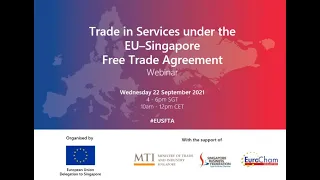 Webinar: Trade in Services under the EU Singapore Free Trade Agreement