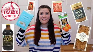 YOUTUBER TRIES HER SUBSCRIBERS FAVORITE SNACKS (part 3) | TRADER JOES EDITION