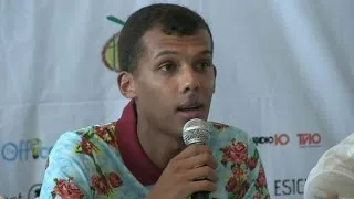 Stromae "ravi" d’être à Kigali