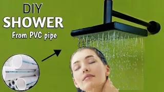 make your own shower from PVC pipe @umarchannel1982