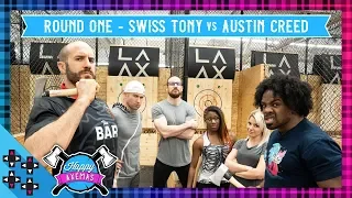 AXE TOSS COMPETITION: CESARO vs. AUSTIN CREED - Round 1